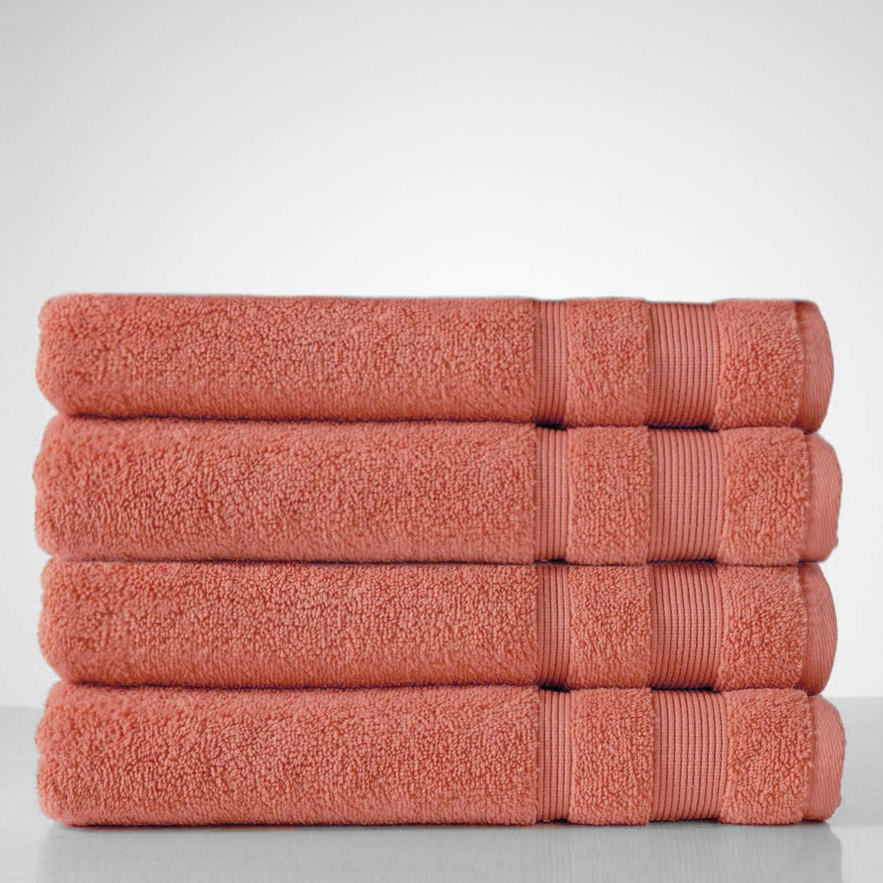 Coral coloured towels shop