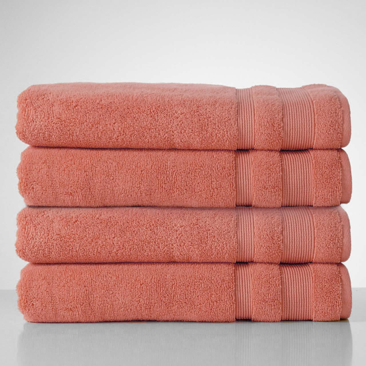 Coral cheap coloured towels