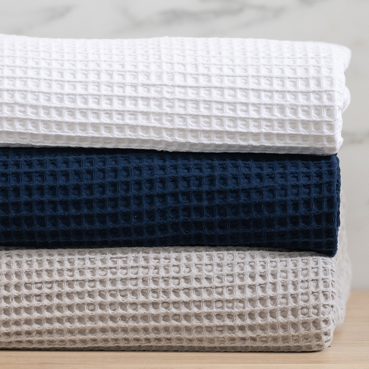 Luxury Cotton Waffle Blankets