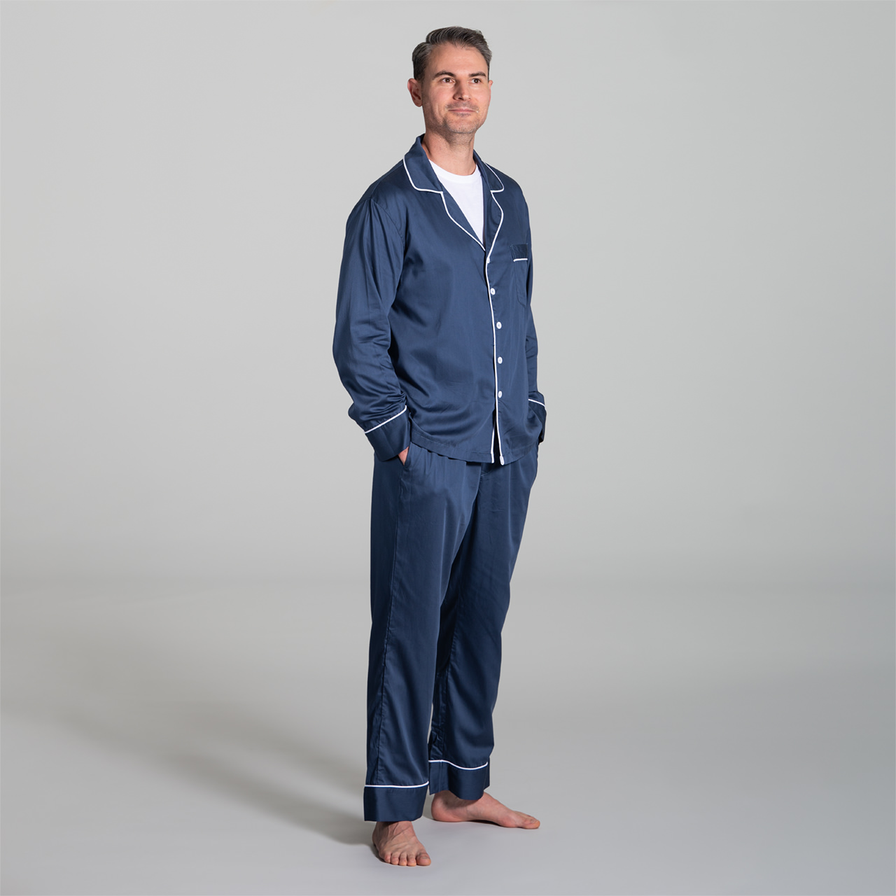 Bamboo Cotton Men s Pyjama Pant Set Canningvale