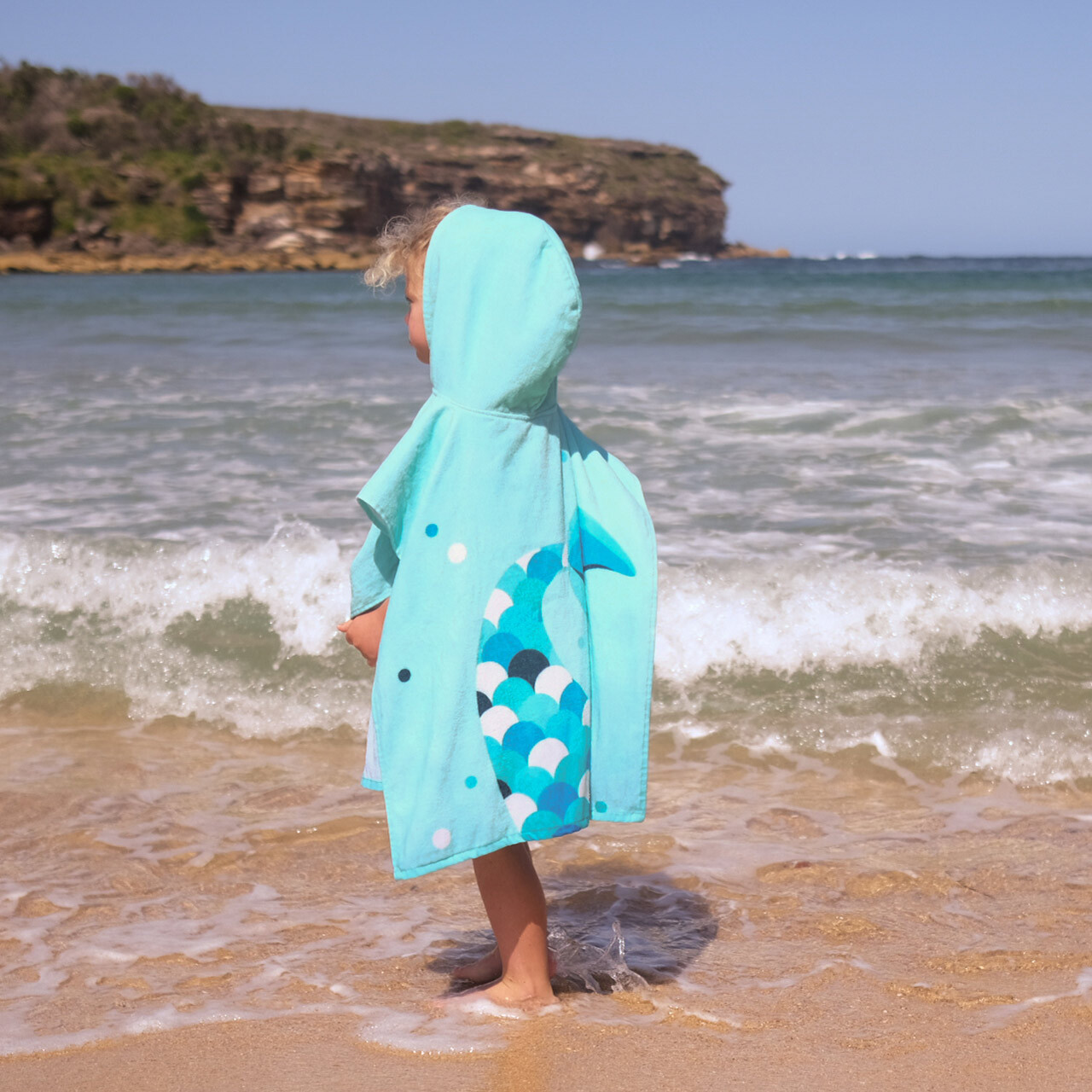 Capresi Kids' Hooded Beach Towel - Mermaid