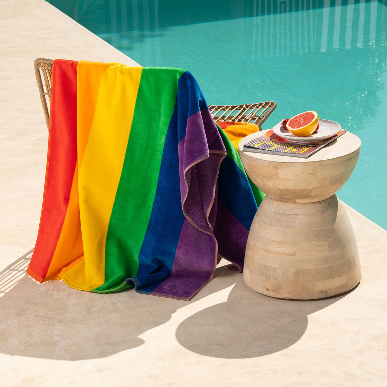 Colourful beach online towels