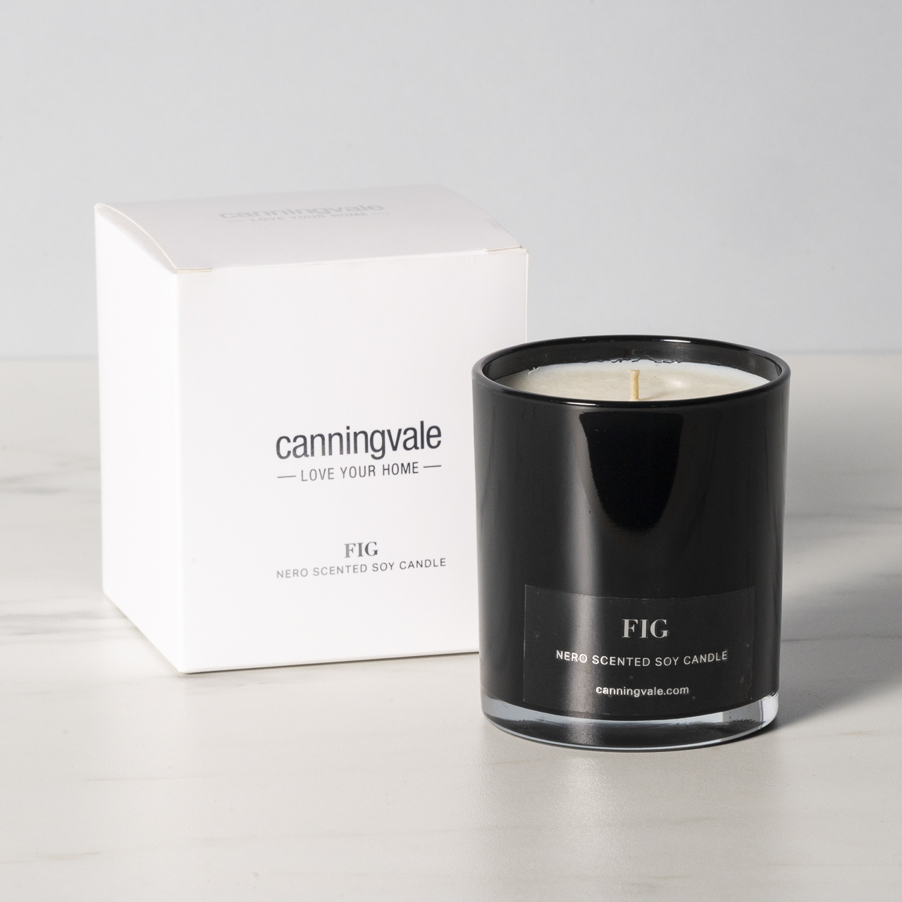Nero Medium Scented Soy Wax Candle - Fig