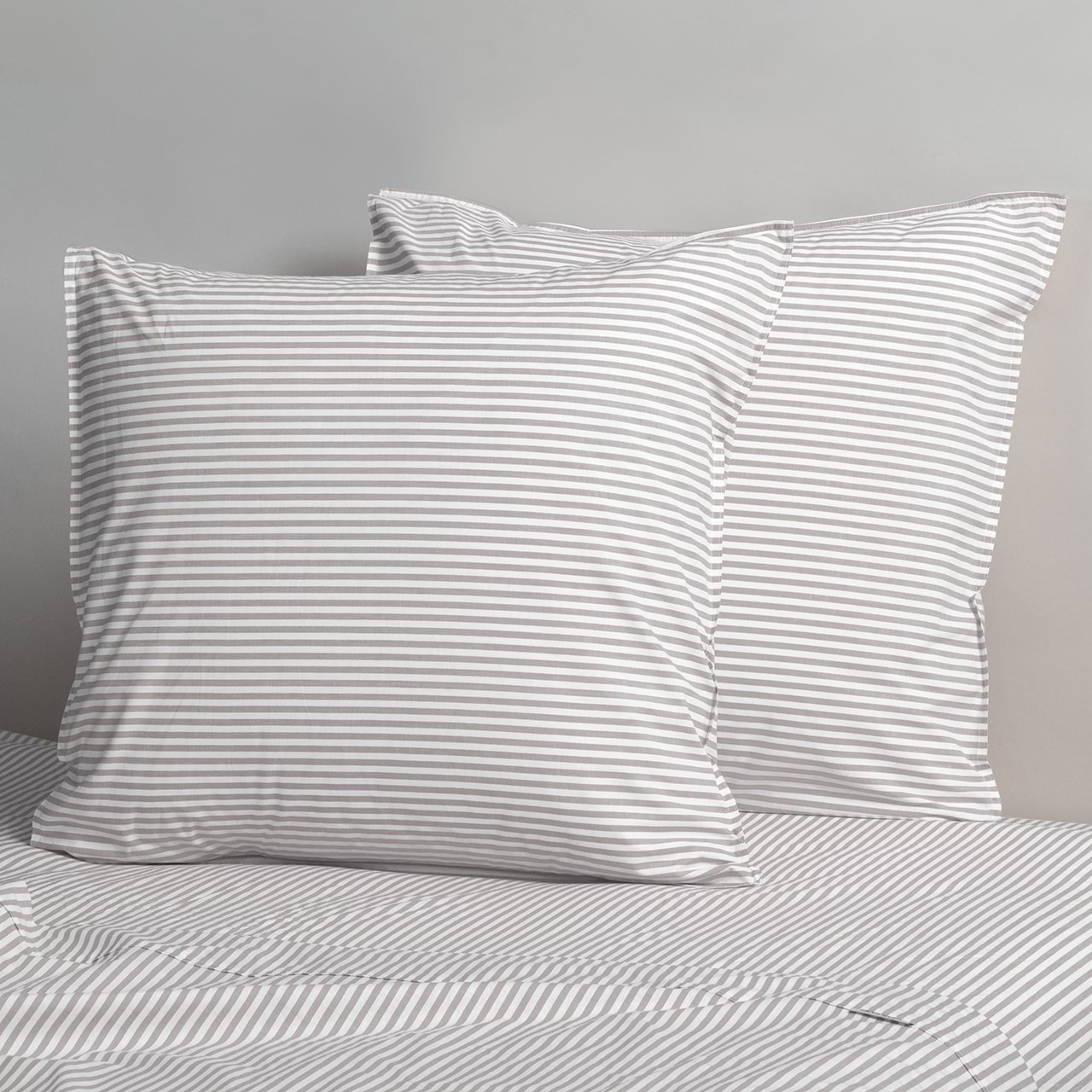 Grey european on sale pillowcase