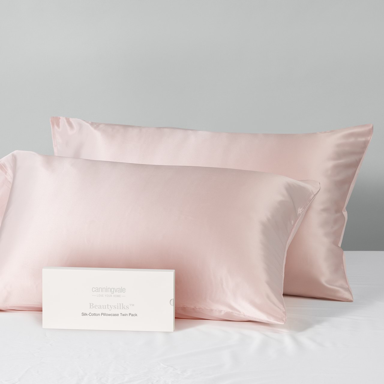 Beautysilks Mulberry Silk Pillowcase Twin Pack