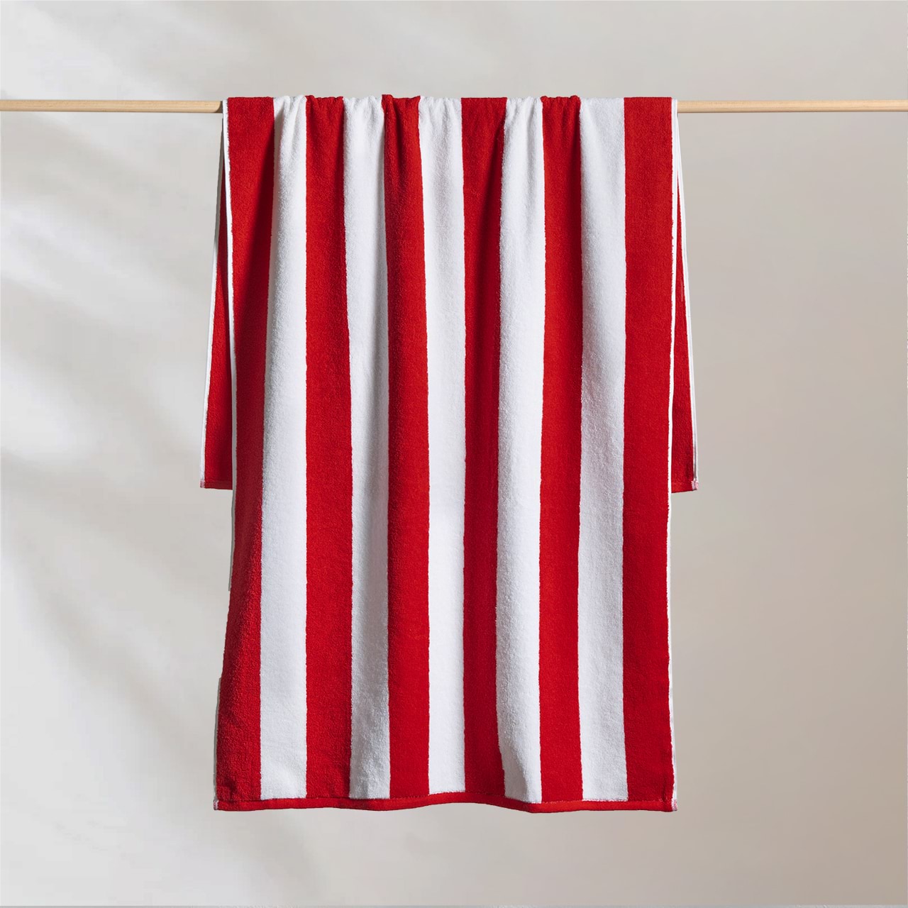 Cabana Red Stripe Beach Towel Canningvale