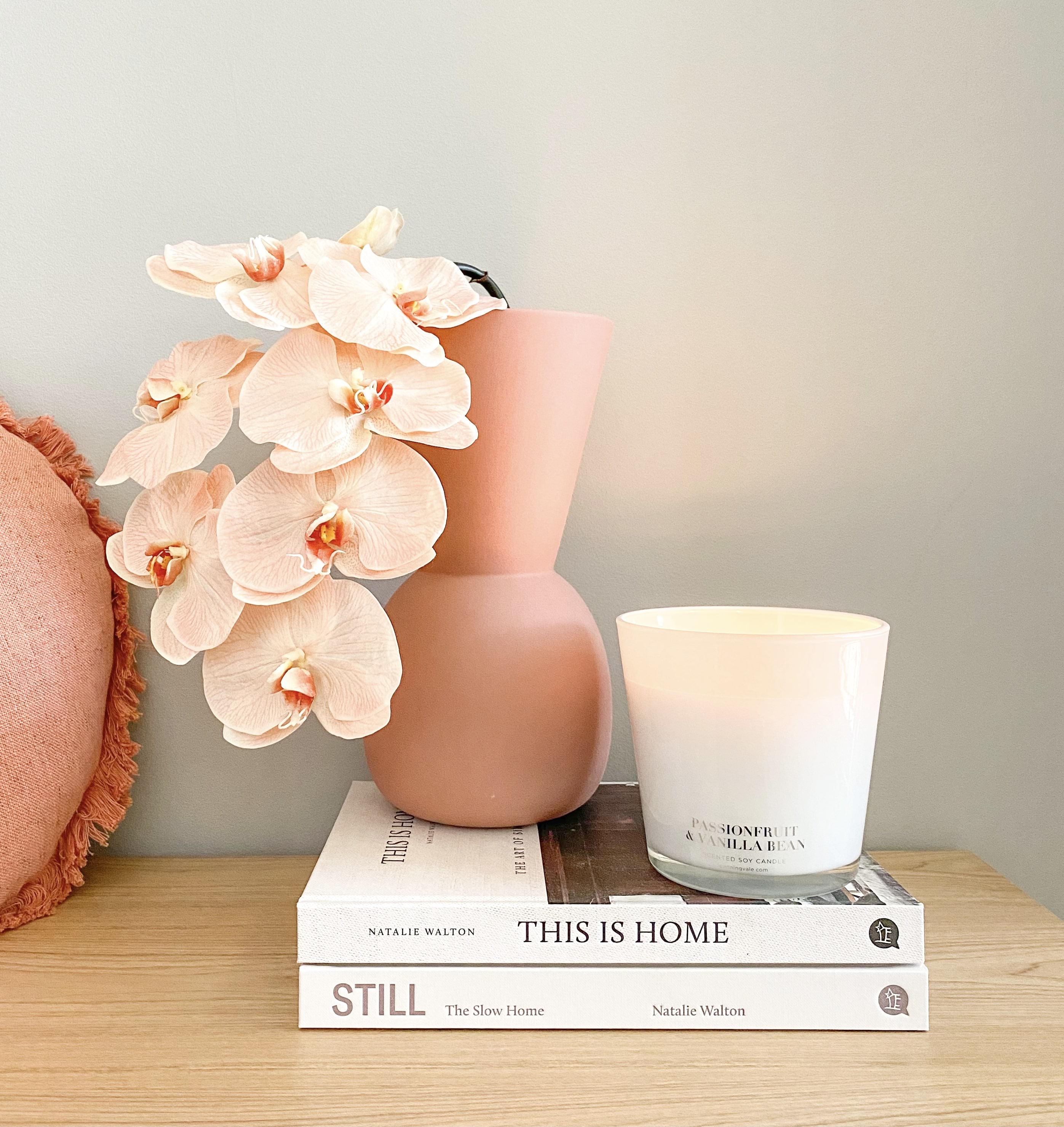 Passionfruit and Vanilla Bean Scented Candle