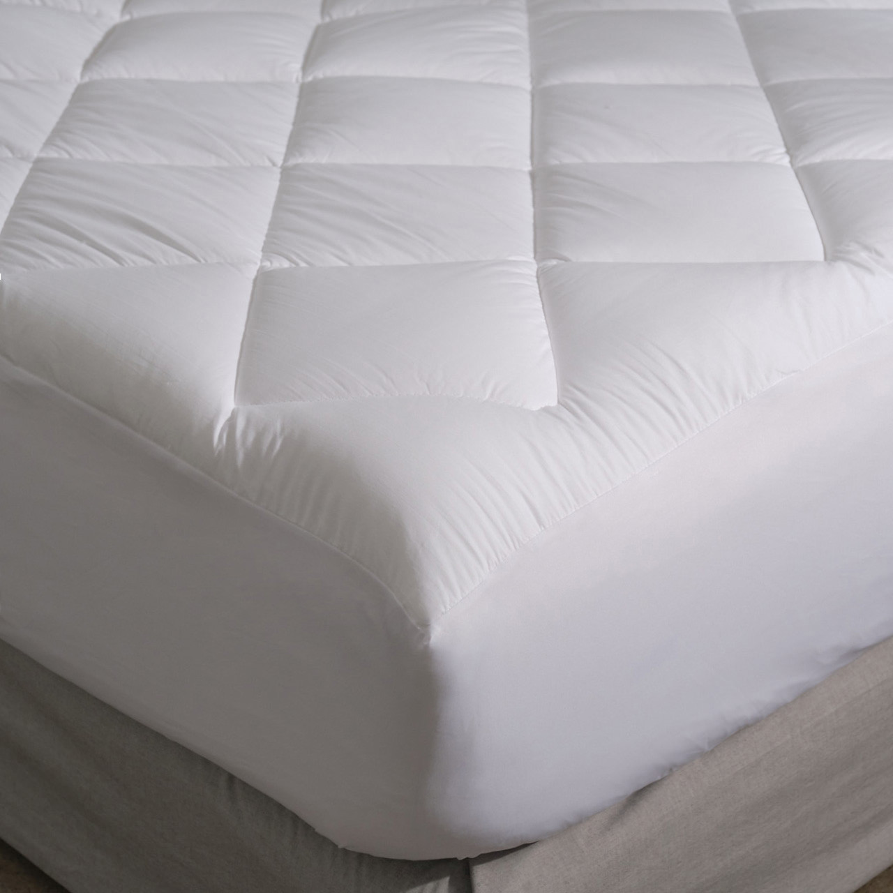 Microfibre Mattress Protector Quilted Easy Care Finish Machine Wash All Sizes 