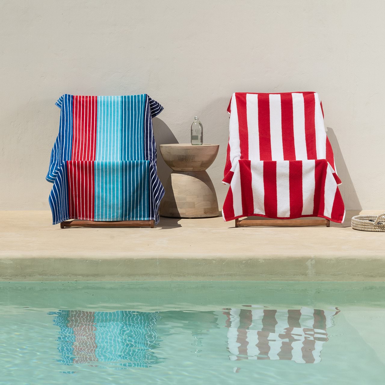 Cabana Red Stripe Beach Towel Canningvale