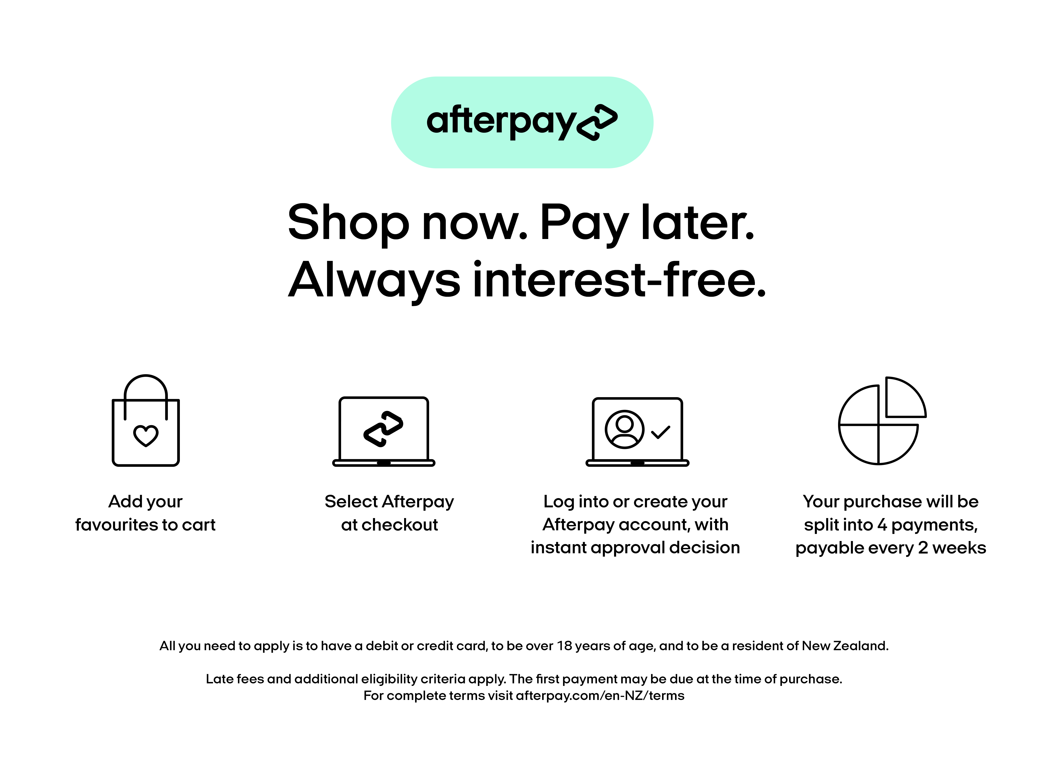 Afterpay Terms NZ